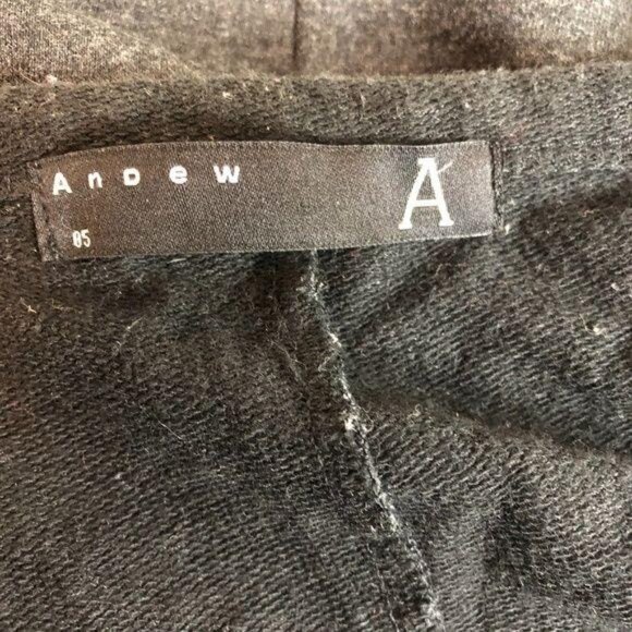 Andrew A Studded Pocket Sweater Tunic Gray Small - Picture 3 of 4